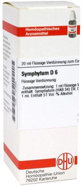 DHU Symphytum D6 20 ml Dilution