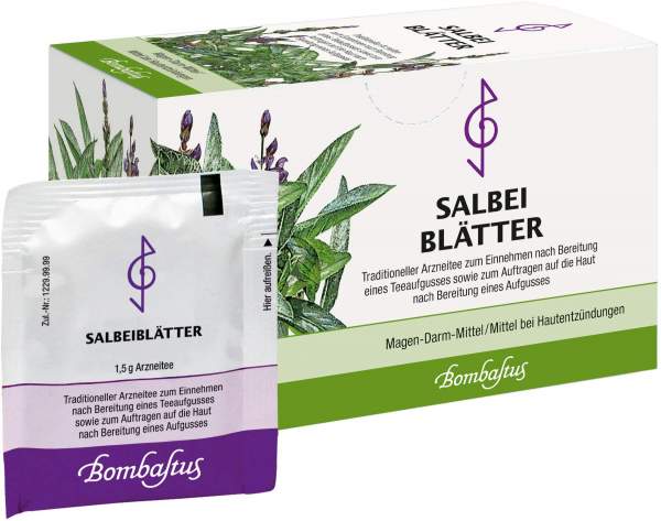 Salbeiblätter Tee 20 X 1,5 G Filterbeutel
