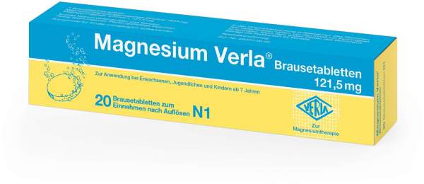 Magnesium Verla Brausetabletten 20 Stück