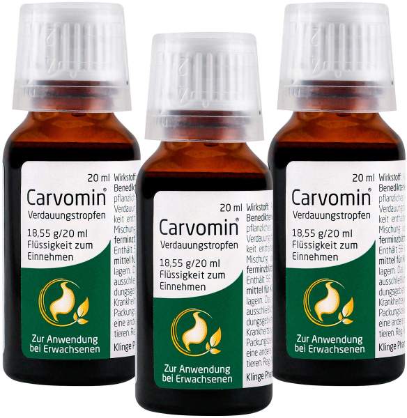 Carvomin Verdauungstropfen 3 x 20 ml