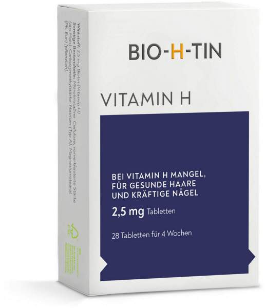 Bio-H-Tin Vitamin H 2,5 mg Für 4 Wochen 28 Tabletten