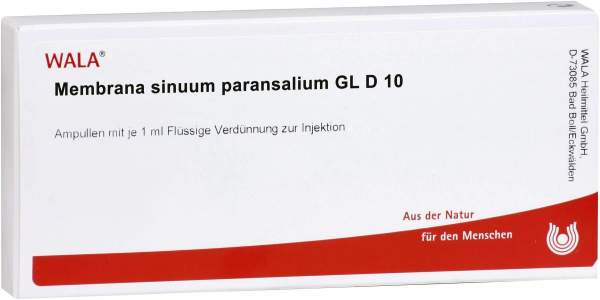 Membrana Sinuum Paranasalium Gl D 10 Ampullen 10 X 1 ml