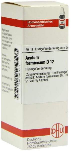 Dhu Acidum Formicicum D12 20 ml Dilution