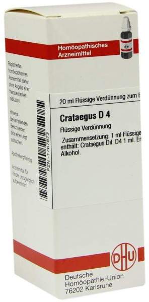 Dhu Crataegus D4 20 ml Dilution