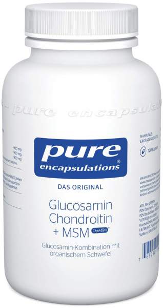 Pure Encapsulations Glucosamin + Chondroitin + Msm 120 Kapseln