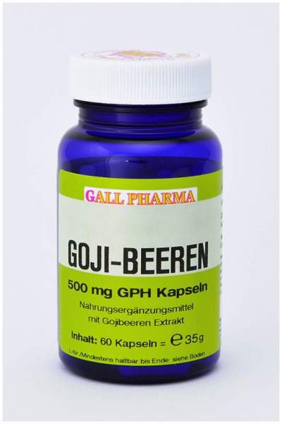Goji Beeren 500 mg Gph 120 Kapseln