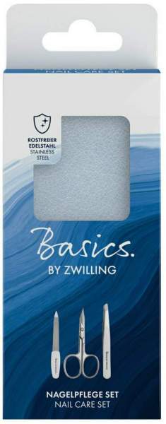 Zwilling Basics Etui Maniküre 3 Teilig Blau 1 Stück