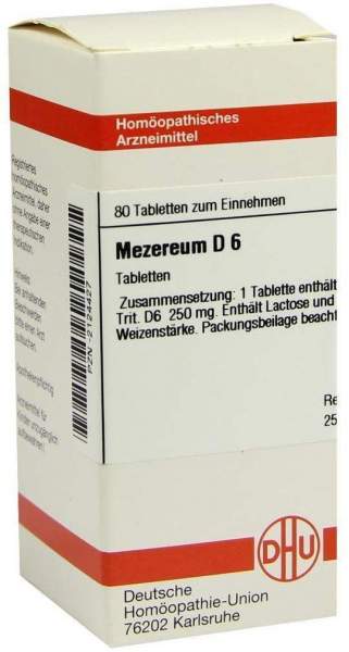 DHU Mezereum D6 80 Tabletten