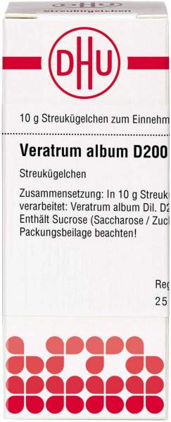 Dhu Veratrum Album D200 10 G Globuli