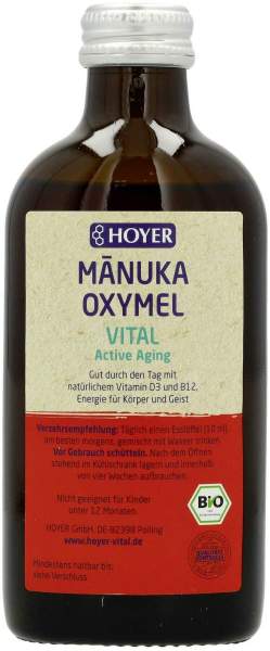 Hoyer Manuka Oxymel VITAL Active Aging Elixier 200 ml