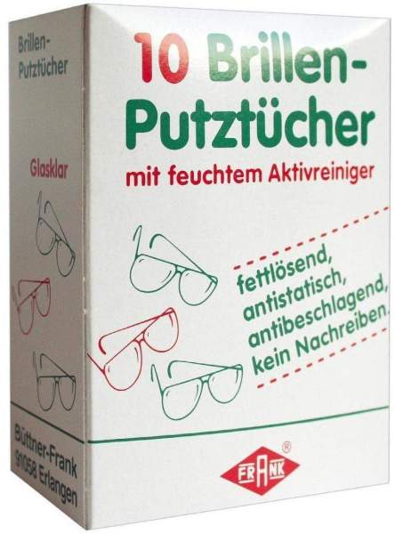 Brillenputztücher 10 Tücher