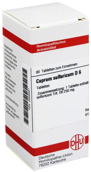 Cuprum Sulfuricum D6 Tabletten