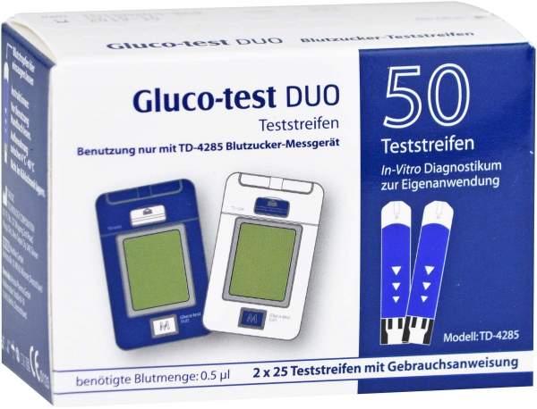 Gluco Test Duo Für Td-4285 50 Teststreifen