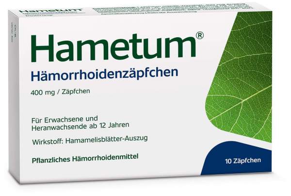 Hametum Hämorrhoidenzäpfchen 10 Stück