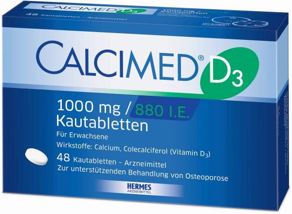 Calcimed D3 1000 mg 880 I.E. 48 Kautabletten