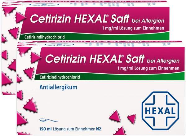 Cetirizin Hexal 2 x 150 ml Saft