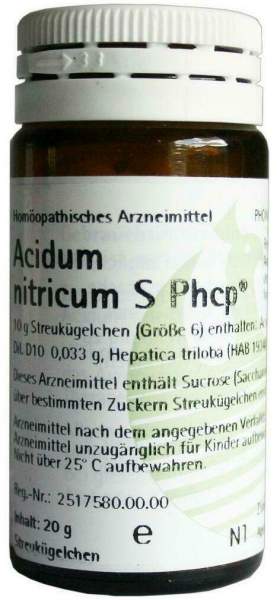 Acidum Nitricum S Phcp 20 G Globuli