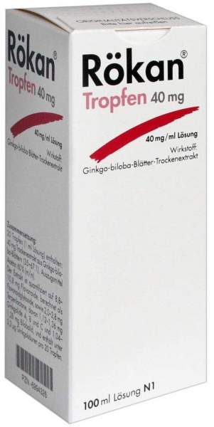 Rökan Tropfen 40 mg 100 ml Flüssigkeit