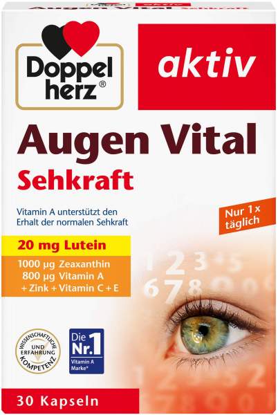 Doppelherz Aktiv Augen Vital Sehkraft 30 Kapseln