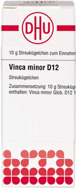 DHU Vinca Minor D12 10 g Globuli
