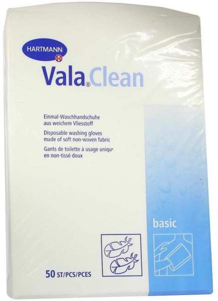 Valaclean Basic Einmal Waschhandschuhe 10 Stück