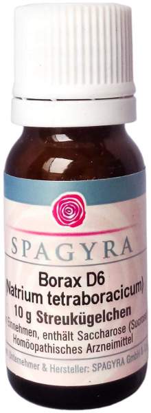 Borax D 6 Natrium Tetraboracicum Globuli 10 G