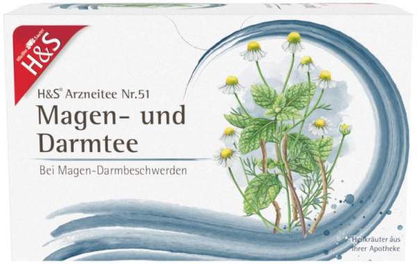 H&amp;S Magen- und Darmtee Arzneitee 20 Filterbeutel