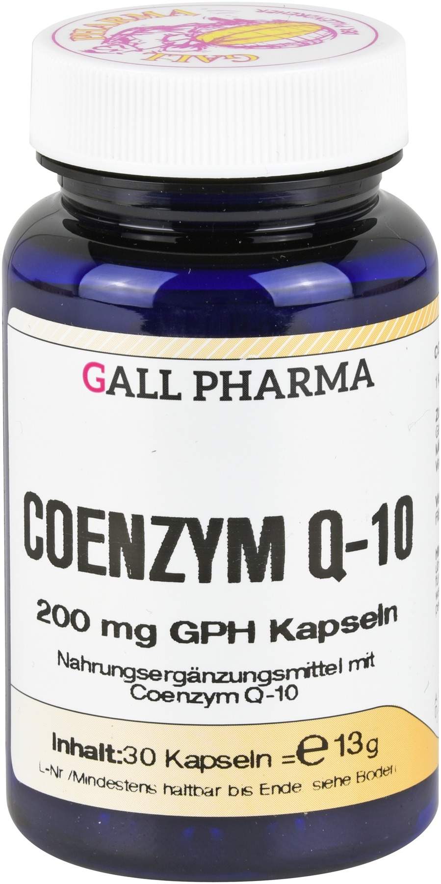 Brandl® Coenzym Q10 Kapseln Hochdosiert | Q10 Ubiquinon 200mg Pro