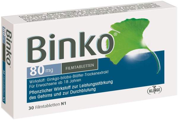 Binko 80 mg 30 Filmtabletten