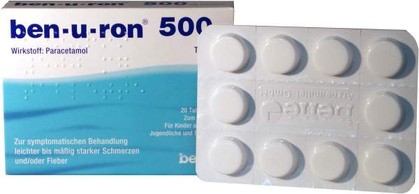 Ben-u-Ron Paracetamol 500 mg 20 Tabletten