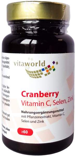 Cranberry Vitamin C + Selen + Zink Kapseln