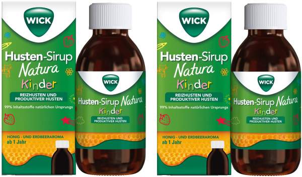 Wick Husten-Sirup Natura Kinder 2 x 140 ml