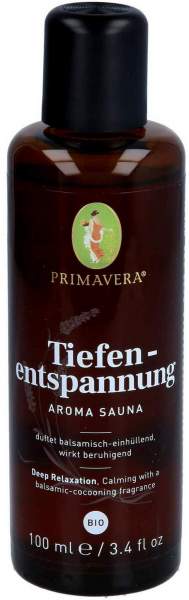 Primavera Tiefenentspannung Aroma Sauna Bio Saunaaufguss 100 ml