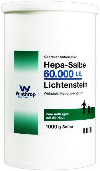 Hepa Salbe 60.000 I.E. Lichtenstein