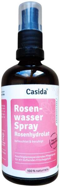 Rosenwasser Spray Rosenhydrolat Bio 100ml