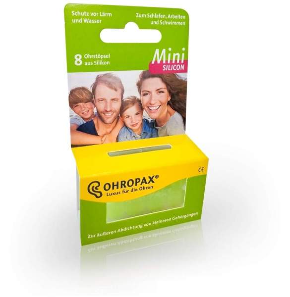 Ohropax Mini Silicon 8 Ohrstöpsel