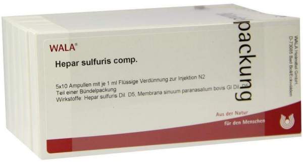 Hepar Sulfuris Comp. Ampullen 50 X 1 ml