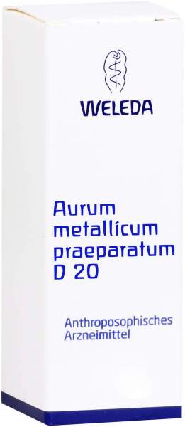 Weleda Aurum Metallicum Präparatum D20 50 G Trituration