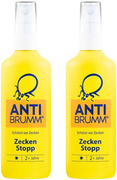 Anti Brumm Zecken Stopp Pumpzerstäuber 2 x 75 ml