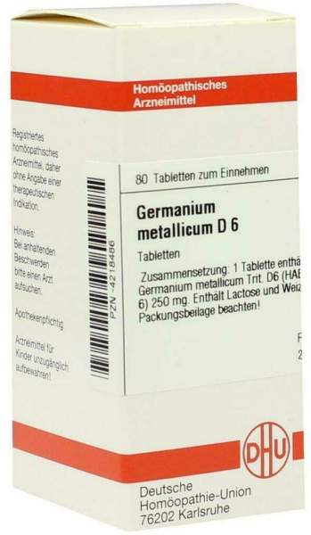 Dhu Germanium Metallicum D6 80 Tabletten