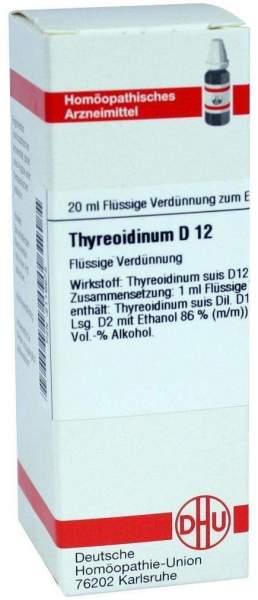 Thyreoidinum D12 20 ml Dilution