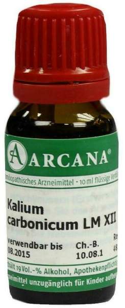 Kalium Carbonicum Lm 12 Dilution 10 ml