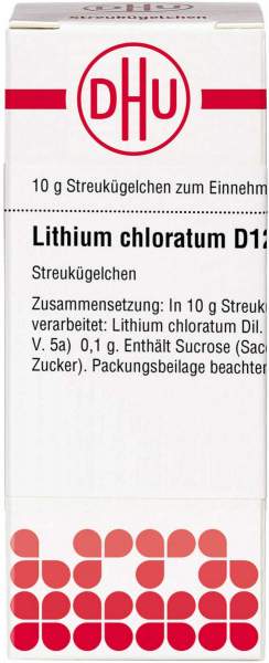 Dhu Lithium Chloratum D12 Globuli 10 G