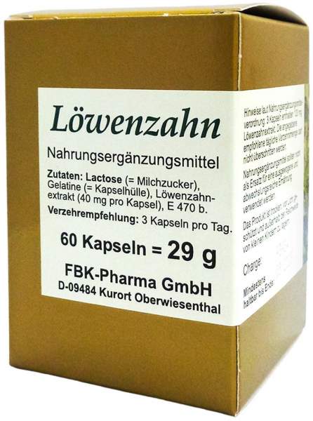 Löwenzahn Kapseln