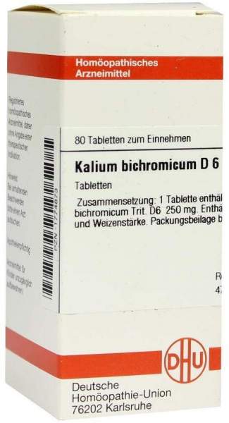 Dhu Kalium Bichromicum D6 80 Tabletten
