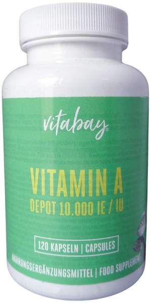 Vitamin A 10. 000 I.E. Depot Vegan Hochdos.Kapseln