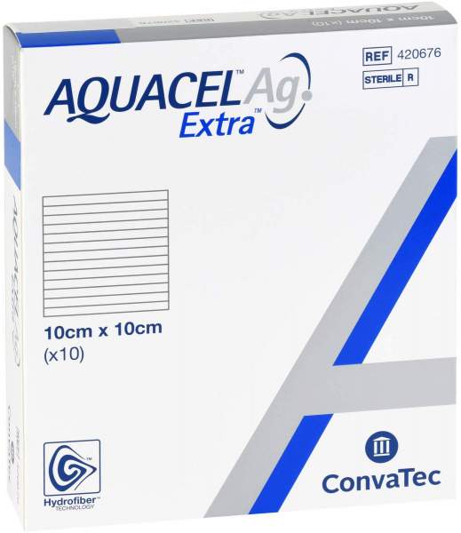 Aquacel AG Extra 10x10 cm Kompressen Cpc