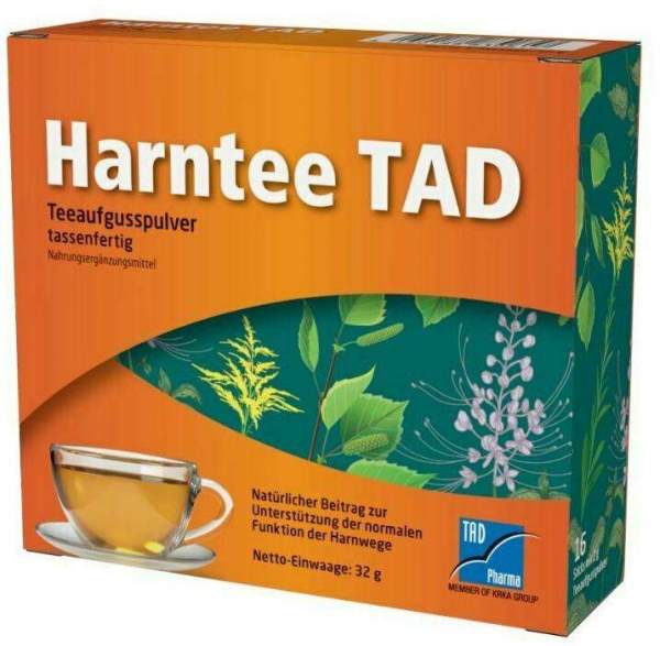 Harntee TAD Sticks Teeaufgusspulver 16 x 2 g Granulat