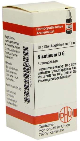 Nicotinum D 6 Globuli