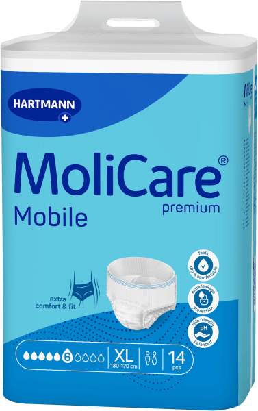 MoliCare Premium Mobile 6 Tropfen Größe XL 14 Stück